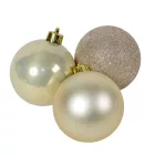 Műanyag gömb gyöngy 6cm 10db-os