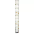 Műanyag gömb gyapjú fehér 6cm 10db-os