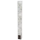 Műanyag gömb transparens-irizáló 6cm 10db-os