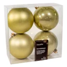 Műanyag gömb pisztácia 10cm 4db-os