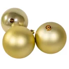 Műanyag gömb pisztácia 10cm 4db-os