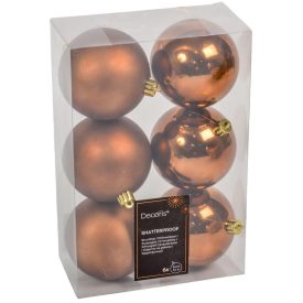 Műanyag gömb eszpresszó 8cm 6db-os