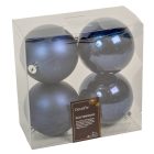 Műanyag gömb éjkék 10cm 4db-os