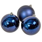 Műanyag gömb éjkék 10cm 4db-os