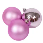 Műanyag gömb lila szellő  8cm 6db-os