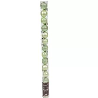 Műanyag gömb jeges menta 3cm 14db-os