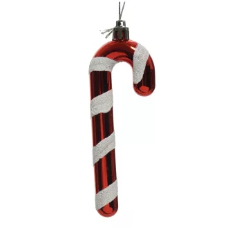 Cukorpálca akasztós műa piros-fehér 12cm 2db-os