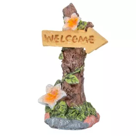 Fa Welcome táblával poly M10cm