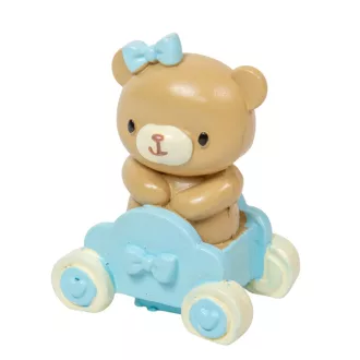 Maci lány poly barna-kék poly M6,5cm