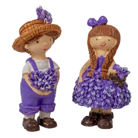 Levendula gyerek  poly M7cm 2db-os 