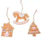 Mézeskalács figura filc akasztós 9cm