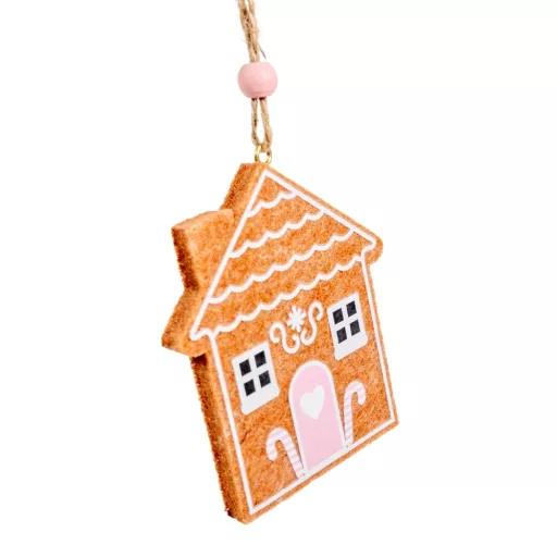 Mézeskalács figura filc akasztós 9cm
