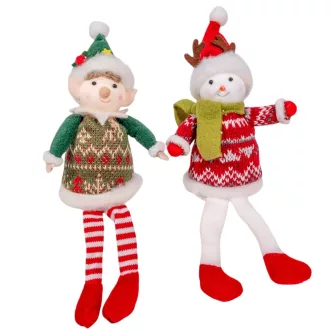 Lógólábú kari figura textil M14cm