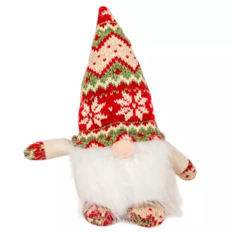 Orrszakáll manó textil  skandináv M22cm