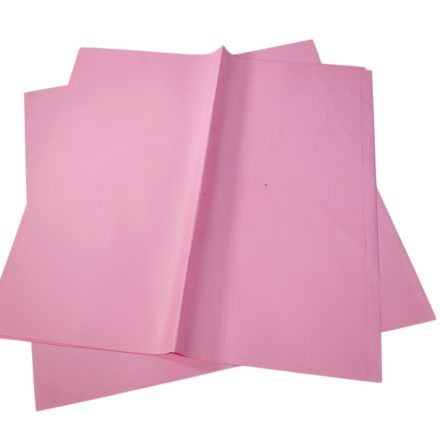 Csomagoló fólia soft világos rózsaszín 57x57cm 20db-os