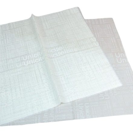 Csomagoló fólia újság mintás fehér 58x58cm 20db-os