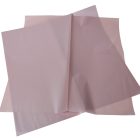 Csomagoló fólia  gyöngyház halvány lila 58x58cm 20db-os