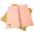 Csomagoló fólia 2oldalas arany/púder 58x58cm