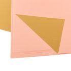 Csomagoló fólia 2oldalas arany/púder 58x58cm