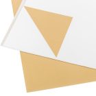 Csomagoló fólia 2oldalas arany/fehér 58x58cm