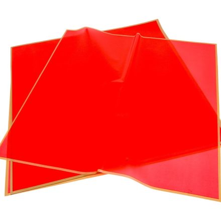 Csomagoló fólia keretes piros 58x58cm 20db-os