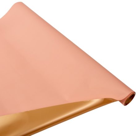 Csomagoló fólia 2 oldalas arany-barna 58cmx10m