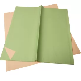 Csomagoló fólia pasztel világos zöld 58x58cm 20db-os