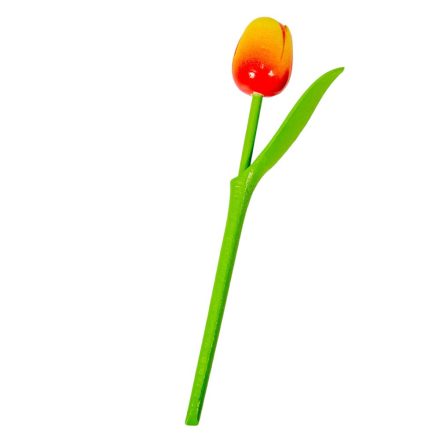 Tulipán szálas fa narancs M18,5cm