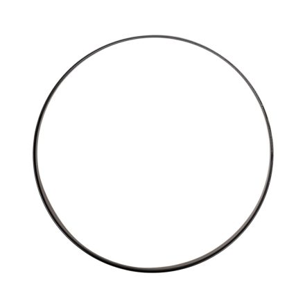 Fém karika fekete D25cm