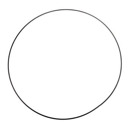 Fém karika fekete D35cm