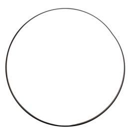 Fém karika fekete D40cm