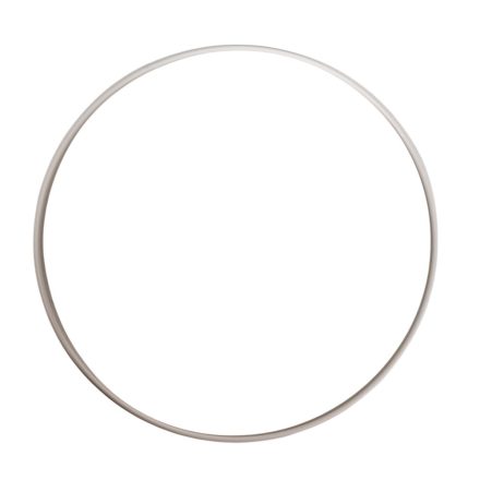 Fém karika fehér D25cm