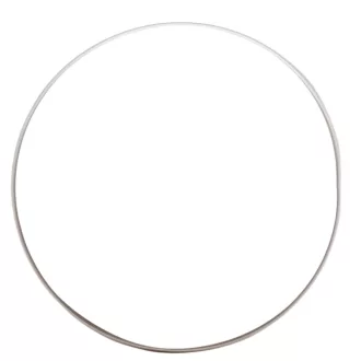 Fém karika fehér D40cm
