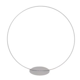 Fém karika talpas fehér D35cm