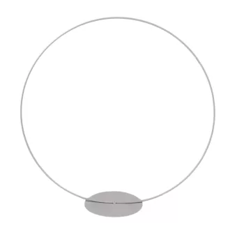 Fém karika talpas fehér D35cm