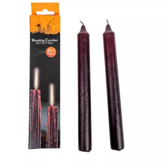 Halloween szálas gyertya 19cm 2db-os