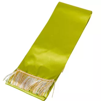 Koszorú szalag 10x220cm kekizöld-arany 2db/csom (db ár)