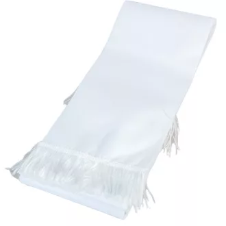 Koszorú szalag 12x220cm fehér-fehér 10db/csom (db ár)