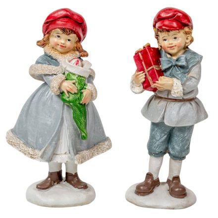 Gyerek figura piros sapival poly M15cm