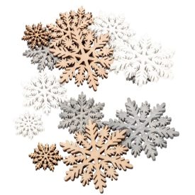 Hópihe fa 3-5-7cm szürke-fehér-natúr 16db-os