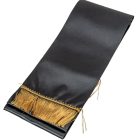 Koszorú szalag 12x220cm fekete-arany 2db/csom (db ár)