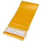 Koszorú szalag 12x220cm arany-fehér 2db/csom (db ár)