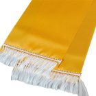 Koszorú szalag 12x220cm arany-fehér 2db/csom (db ár)