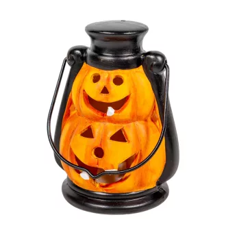 Halloween tök lámpás LED-es ker. M11,5cm
