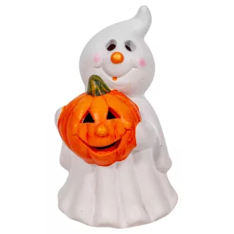 Szellem tökkel LED-es ker. M15,5cm