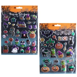 Halloween matrica mix 16x19cm