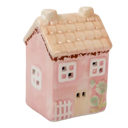 Házikó fényes ker. rózsaszín M11cm