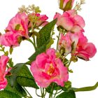 Rózsa csokor 7v. rózsaszín M30cm 48db/#