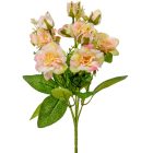 Rózsacsokor 7v. krém-pink M30cm 48db/#