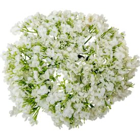 Apró virágos koszorú fehér D20cm 16db/#